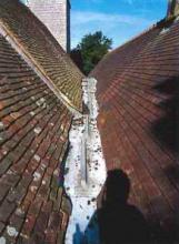 The Valley Gutter, between north and main aisles The Valley Gutter, between north and main aisles