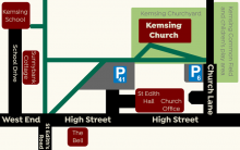 The Area around Kemsing Church